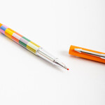 Boligrafo Fw Color Block C/tapa Y Estuche 201422 Rosa/naranj